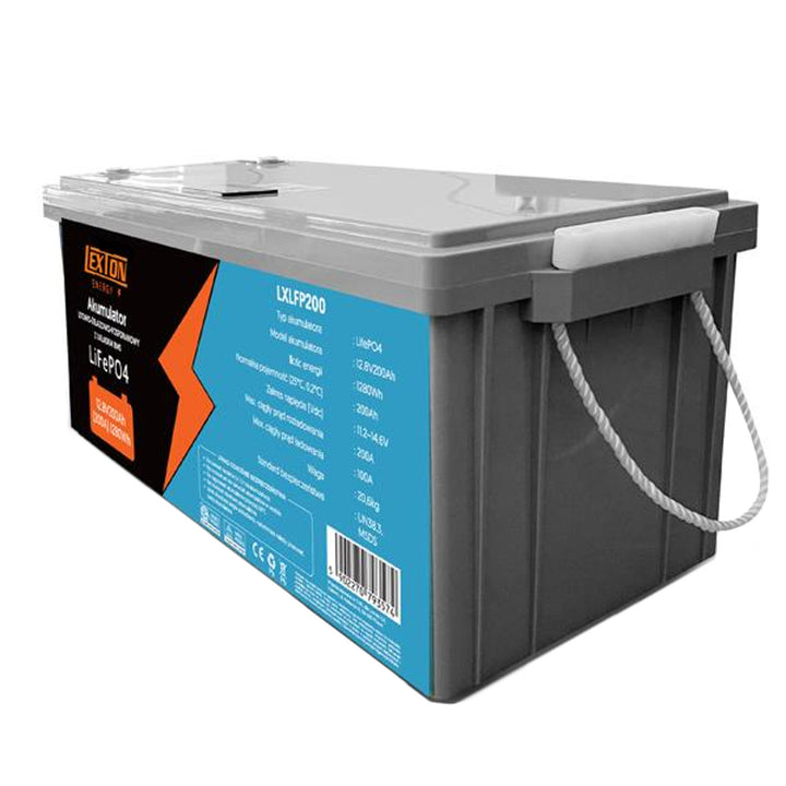 LiFePo4 Lexton Lithium-Eisenphosphat-Akku, mit BMS, 12,8V, 200Ah, LXLFP200