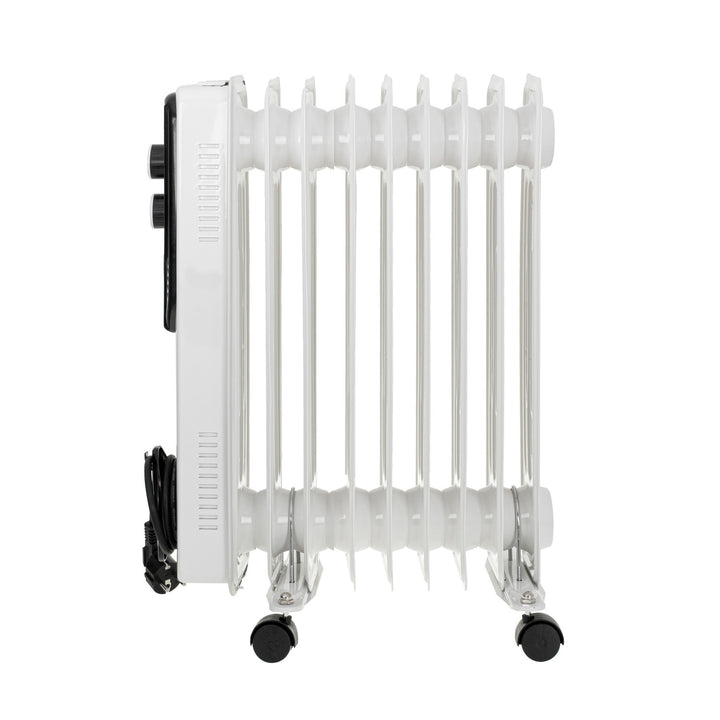 Adler oil heater, 9 ribs, power 2000W, 3 heating levels, white, AD 7816
