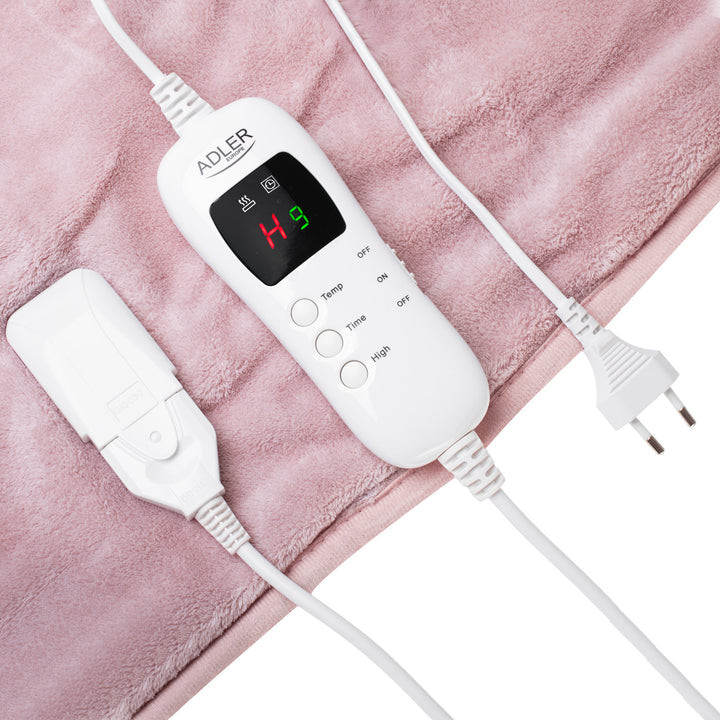 Adler electric blanket, LCD remote control, 7 heating levels, 160x180 cm, AD 7443
