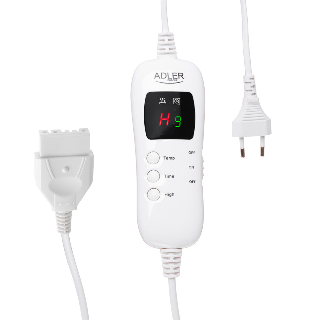 Adler electric blanket, LCD remote control, 7 heating levels, 160x180 cm, AD 7443