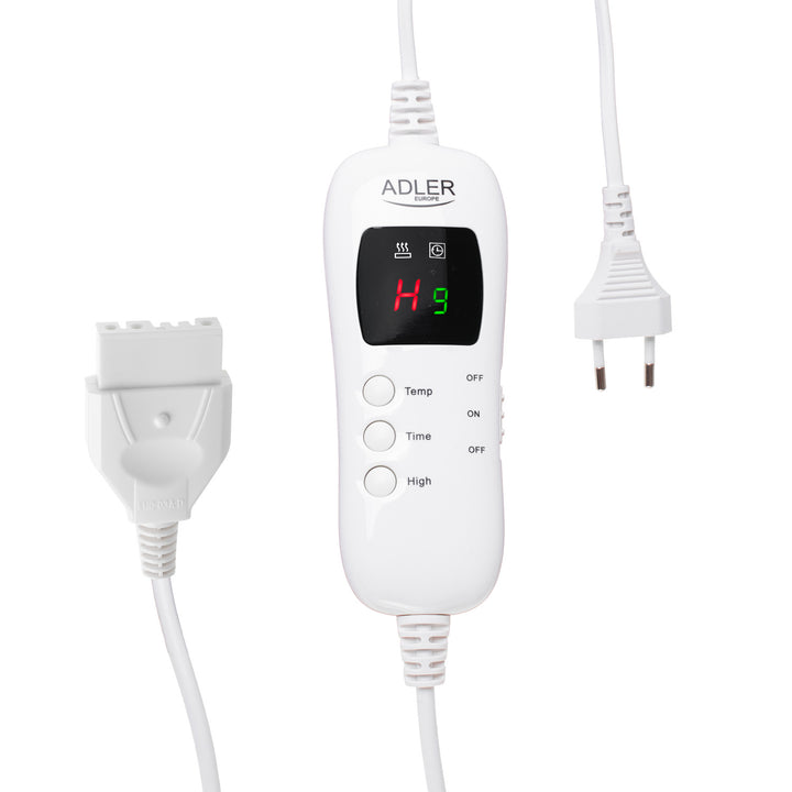 Adler electric blanket, LCD remote control, 7 heating levels, 160x180 cm, AD 7443