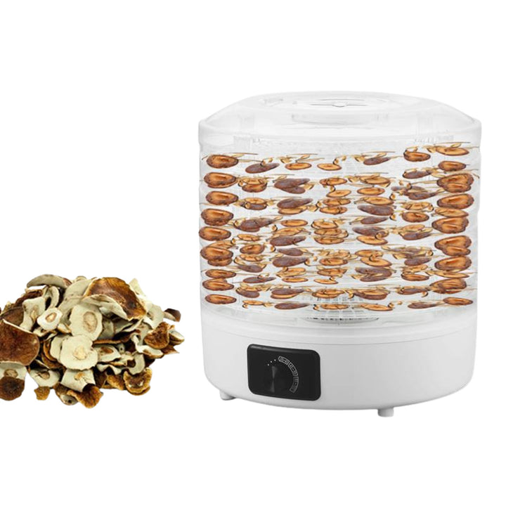 LTC mushroom, vegetable, fruit, meat dryer, adjustable power, non-slip base, 5 trays, dishwasher safe, LXSR003