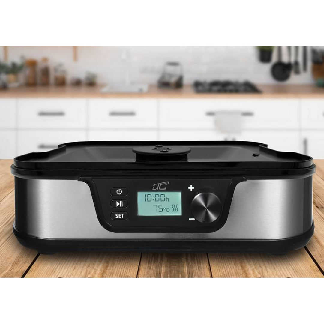 Dryer for mushrooms, vegetables, fruits, meats LTC, adjustable power, non-slip base, 5 trays, dishwasher safe, metal, with display, LXSR002