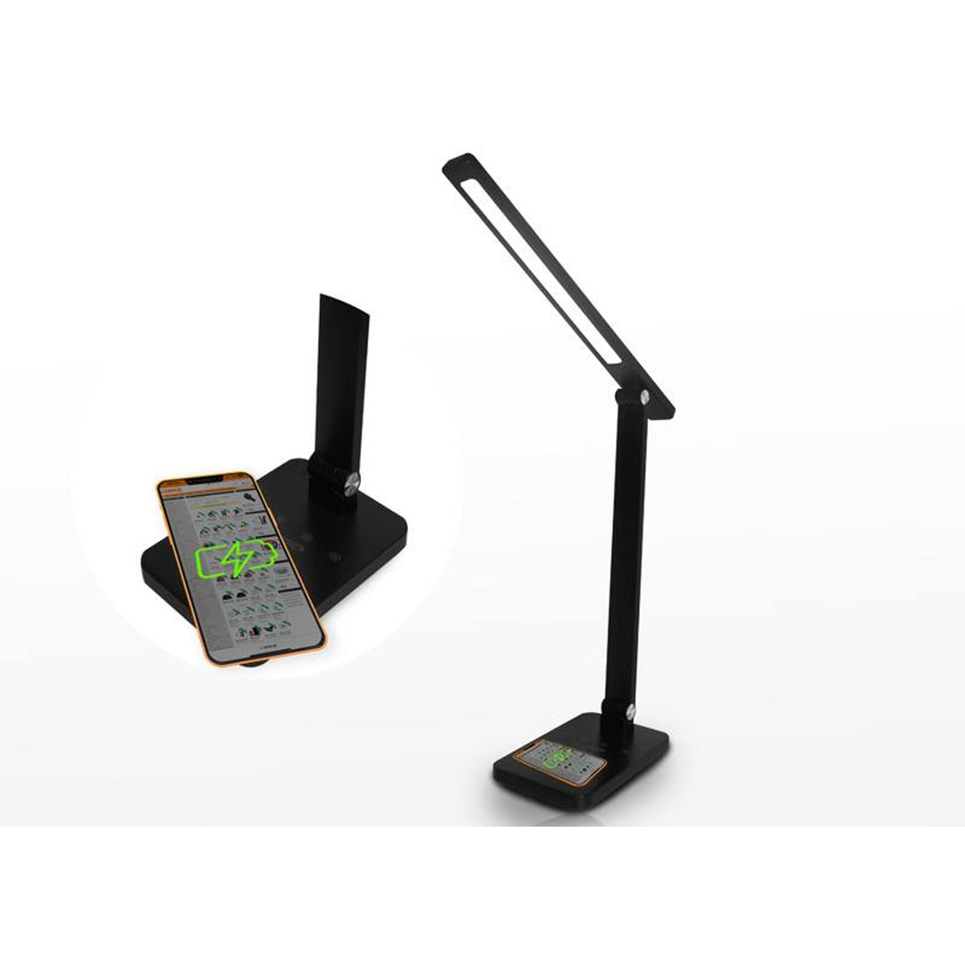 LTC office lamp, LED 10W, three light temperatures, inductive charging, touch panel, LXL0099C