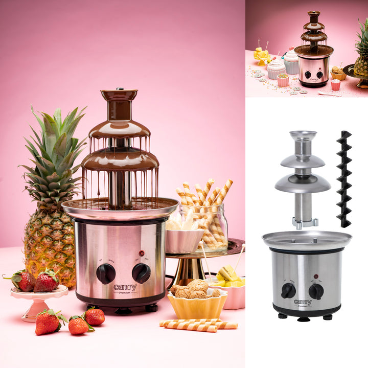 Camry chocolate fountain, 650ml capacity, 320W power, CR 4488