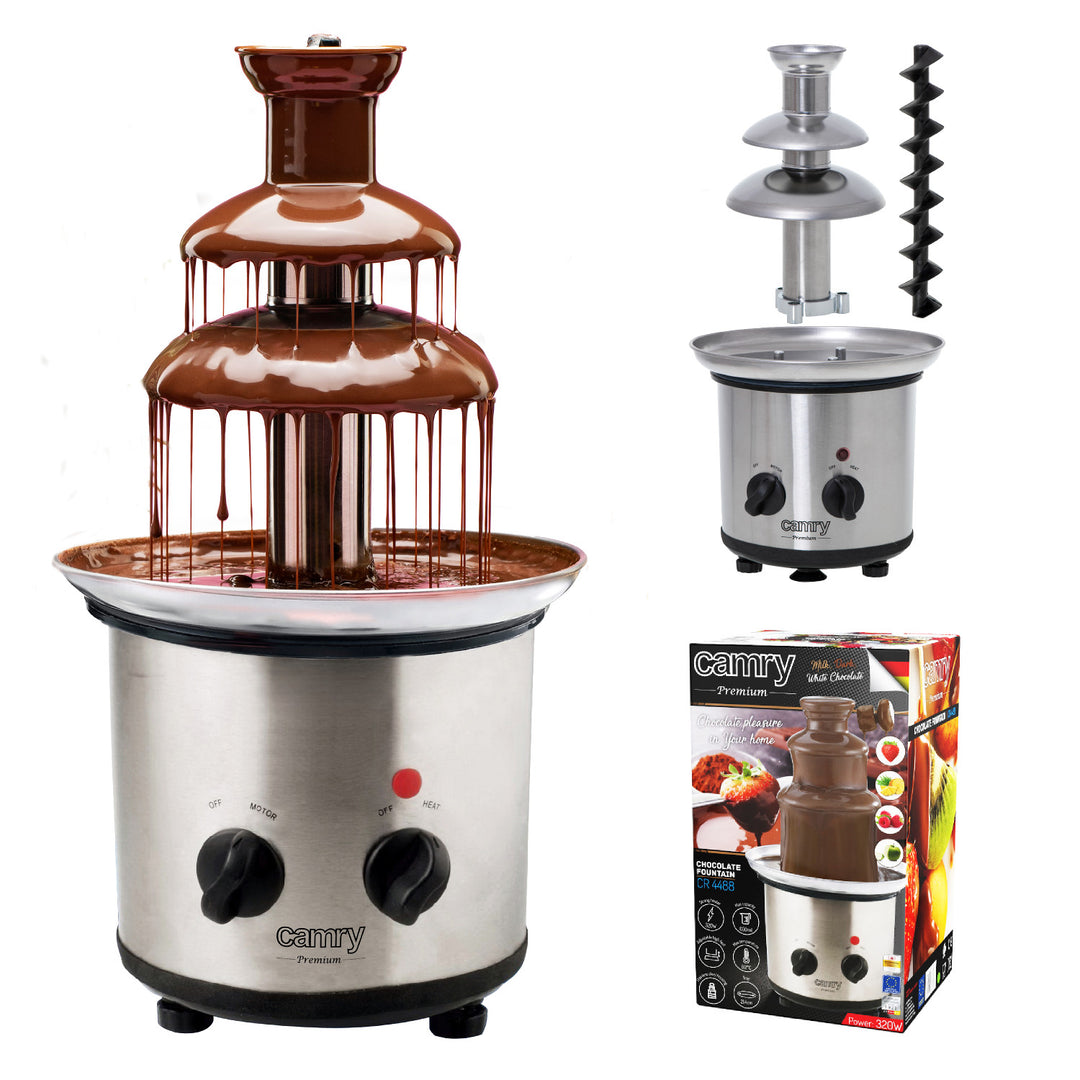 Camry chocolate fountain, 650ml capacity, 320W power, CR 4488