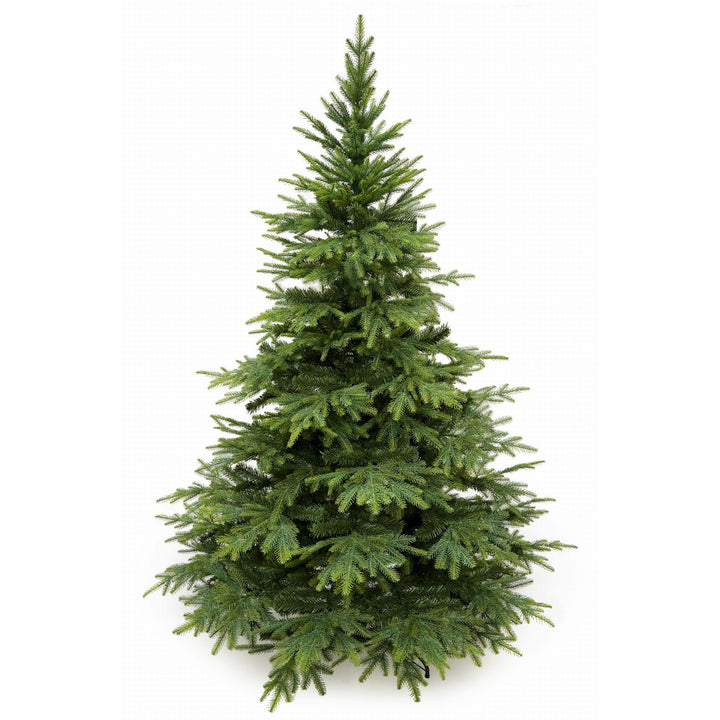Künstlicher Weihnachtsbaum, natürliche kaukasische Fichte, PVC + PE, Höhe 220 cm