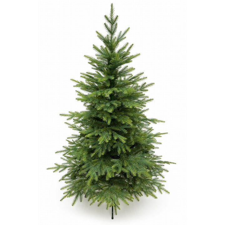 Künstlicher Weihnachtsbaum, natürliche kaukasische Fichte, PVC + PE, Höhe 160 cm