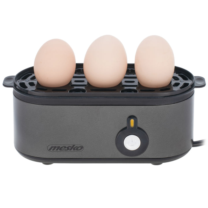Cuiseur d'oeufs Mesko pour 3 oeufs, puissance 210W, étape de cuisson sélectionnable, voyant lumineux, MS 4485