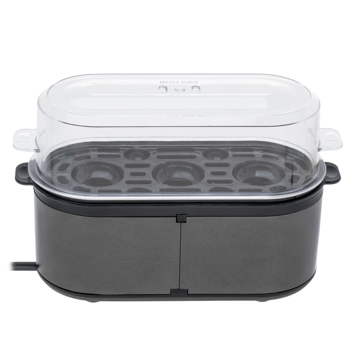 Cuiseur d'oeufs Mesko pour 3 oeufs, puissance 210W, étape de cuisson sélectionnable, voyant lumineux, MS 4485