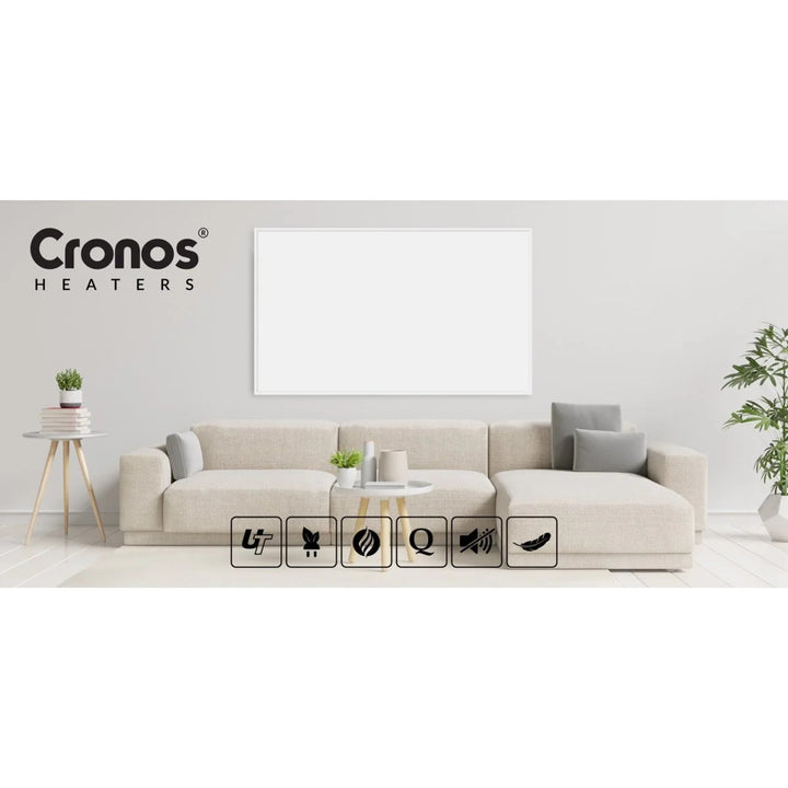 Cronos infrared heater, 800W, matte surface, ultra-thin, Carbon P800