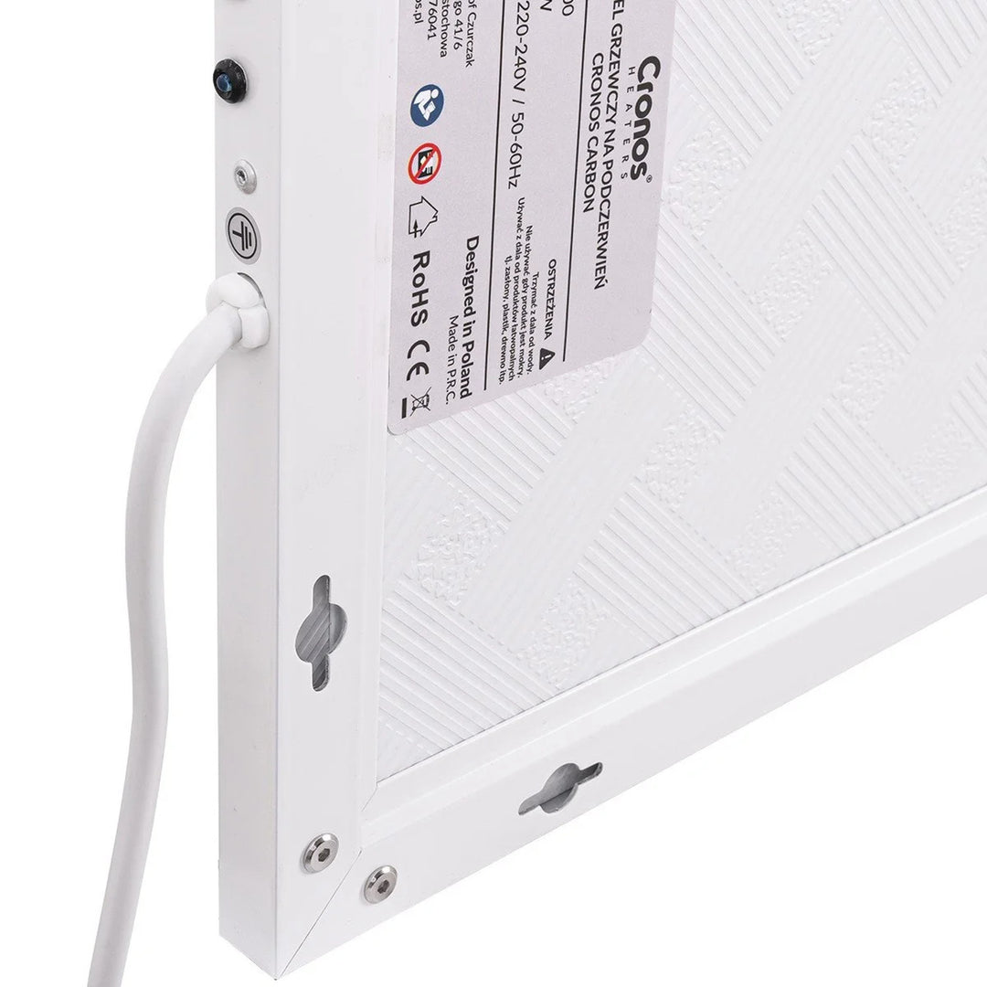 Cronos infrared heater, 800W, matte surface, ultra-thin, Carbon P800