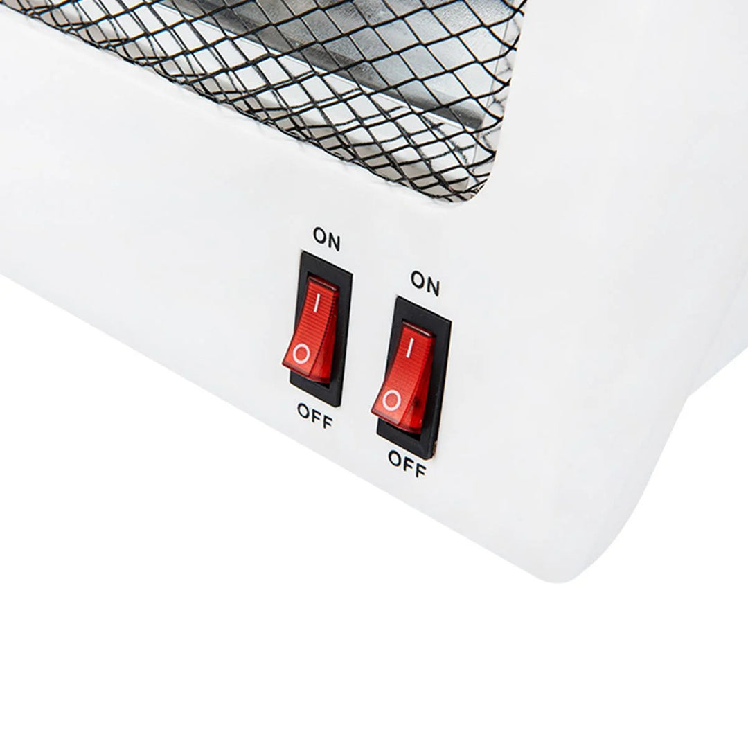 Cronos quartz heater, power 400/800W, 2 quartz tubes, white, NSB-80