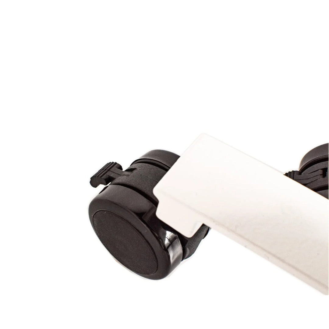 Legs with casters for Cronos radiant heaters, universal, lightweight, made of heat-resistant materials, with locking brake