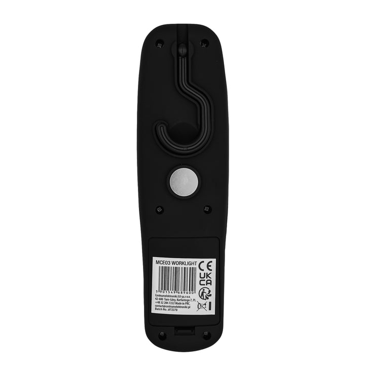 Maclean COB LED Workshop Light, Magnet, Hook, 3xAA, MCE03 + 3x Varta Industrial LR6/AA R-06 Batteries