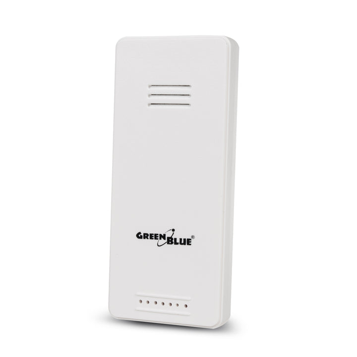 GreenBlue wireless weather station, with DCF system, calendar, alarm, GB542 + 4x Varta Industrial AAA alkaline battery