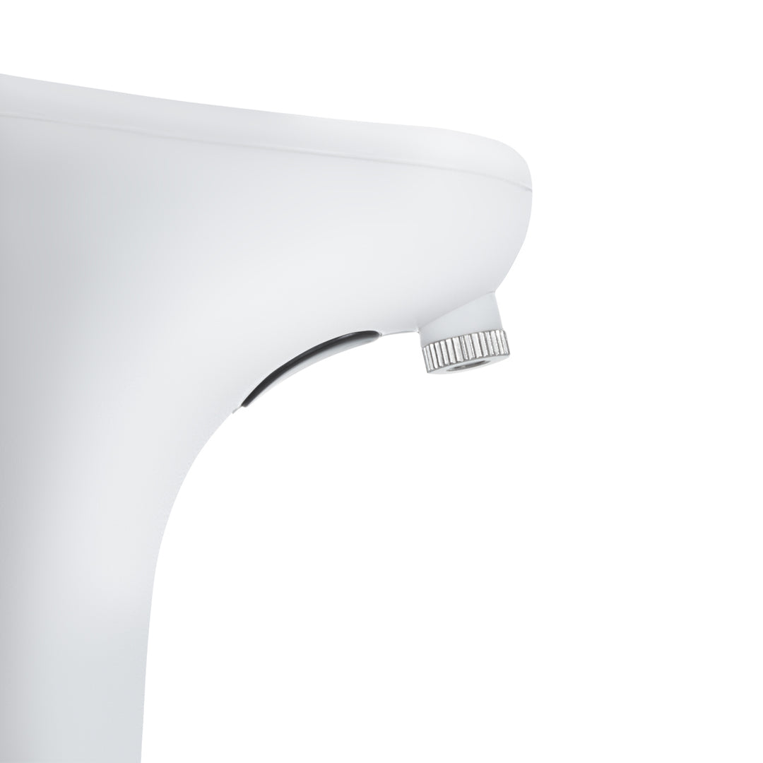 Dispensador automático Promedix, recipiente dispensador para jabones líquidos, líquidos desinfectantes, 300 ml, blanco, PR-540 W + 4 pilas Varta Industrial AA