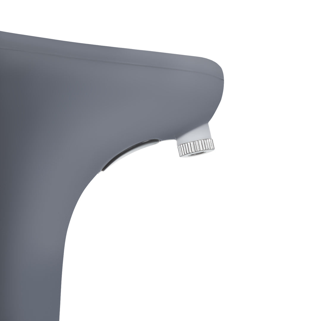 Dispensador automático Promedix, contenedor dispensador para jabones líquidos, líquidos desinfectantes, 300ml, gris, PR-540 GR + 4 pilas Varta Industrial AA