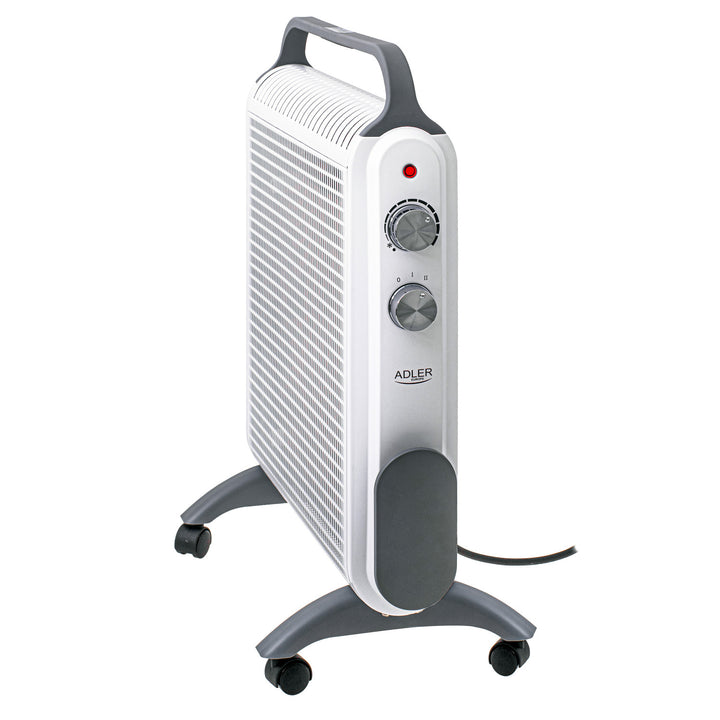 Convector heater, on wheels, 2 power levels, max 2000W, thermostat, AD 7750