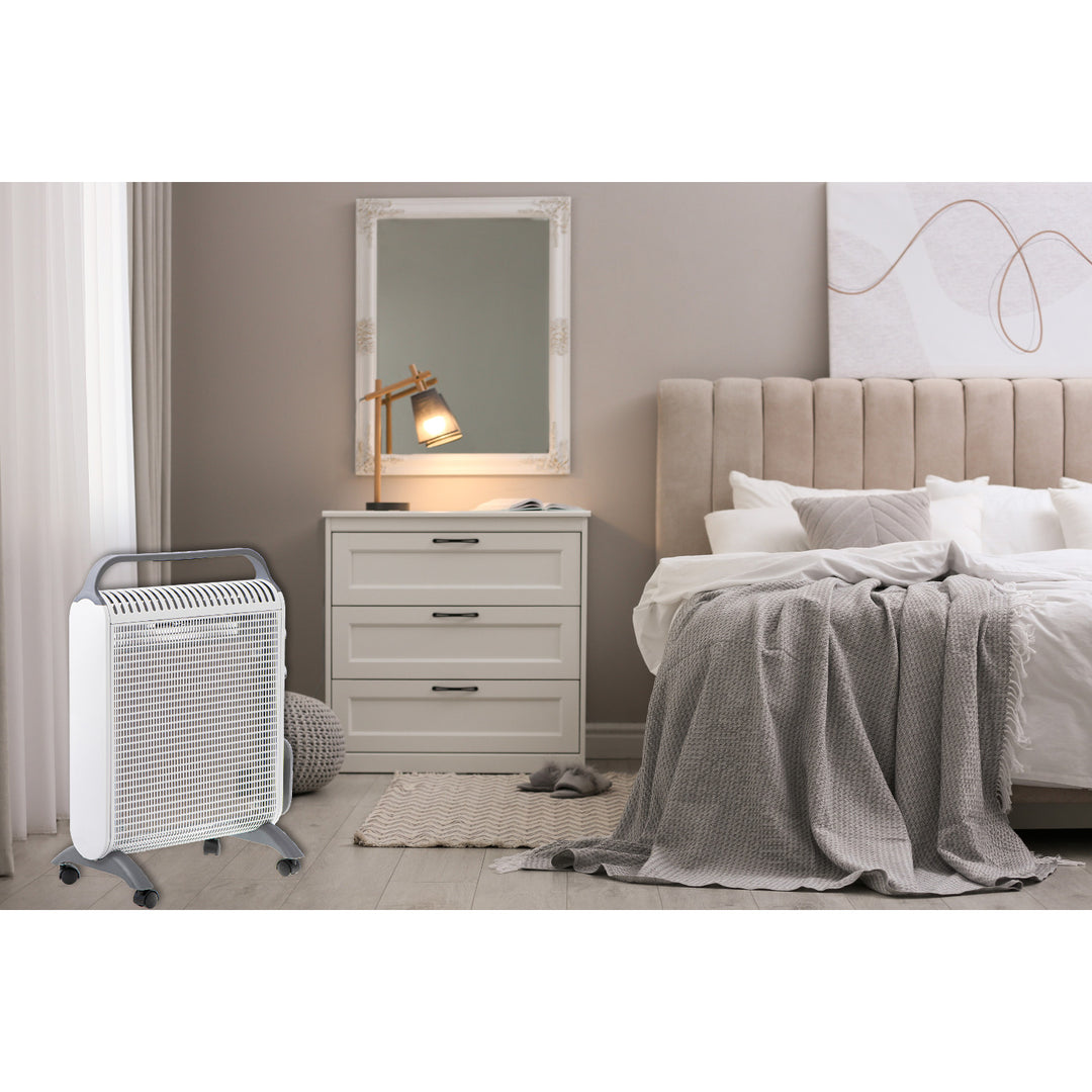 Convector heater, on wheels, 2 power levels, max 2000W, thermostat, AD 7750