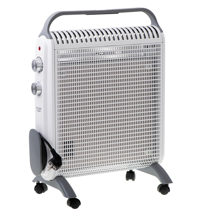 Convector heater, on wheels, 2 power levels, max 2000W, thermostat, AD 7750