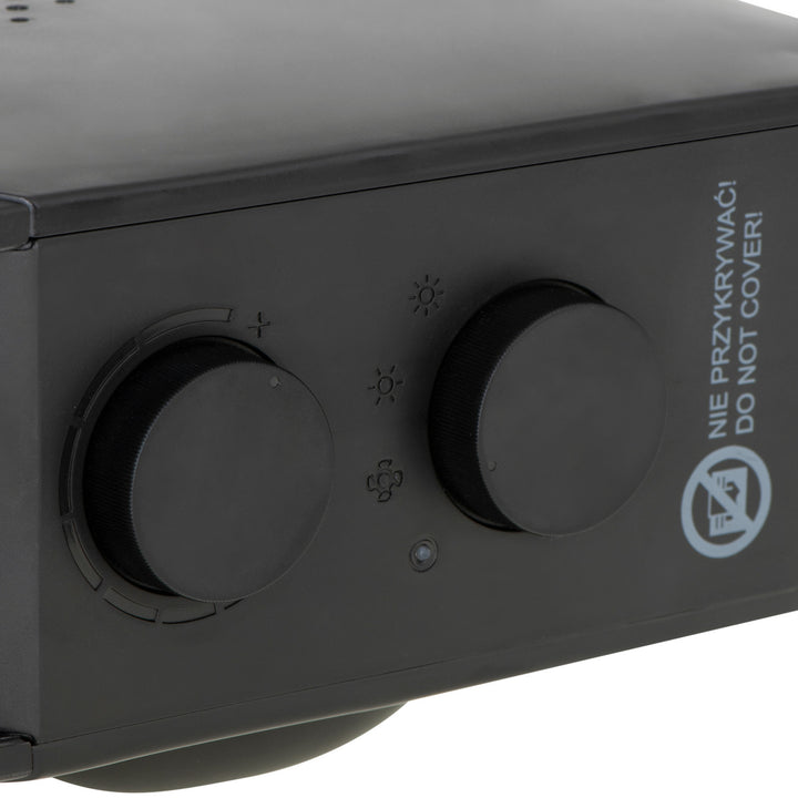 Adler fan heater, 2 power levels, max 2000W, thermostat, black, AD 7725