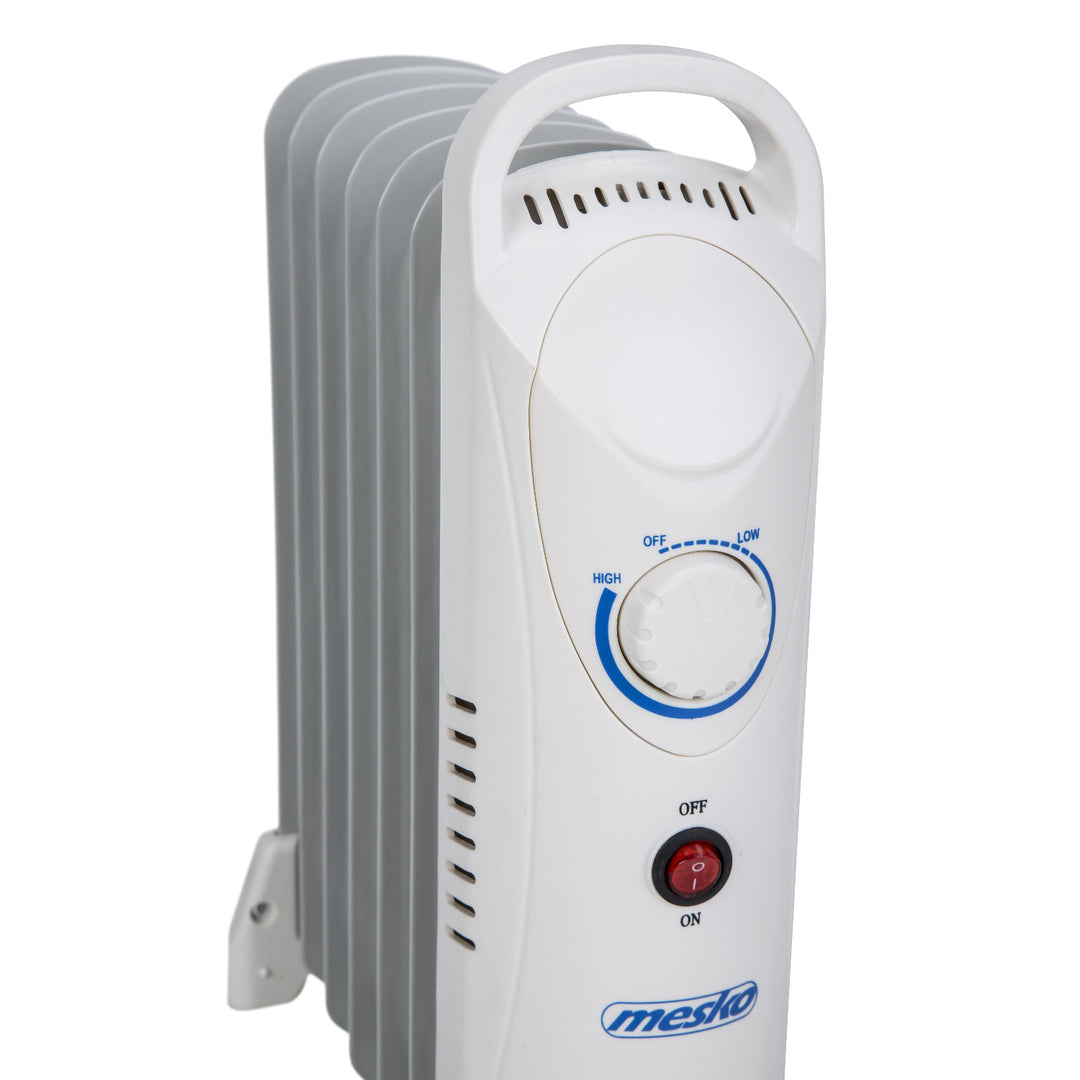 Mesko oil heater, 7 ribs, 800W, temperature control, gray, MS 7804