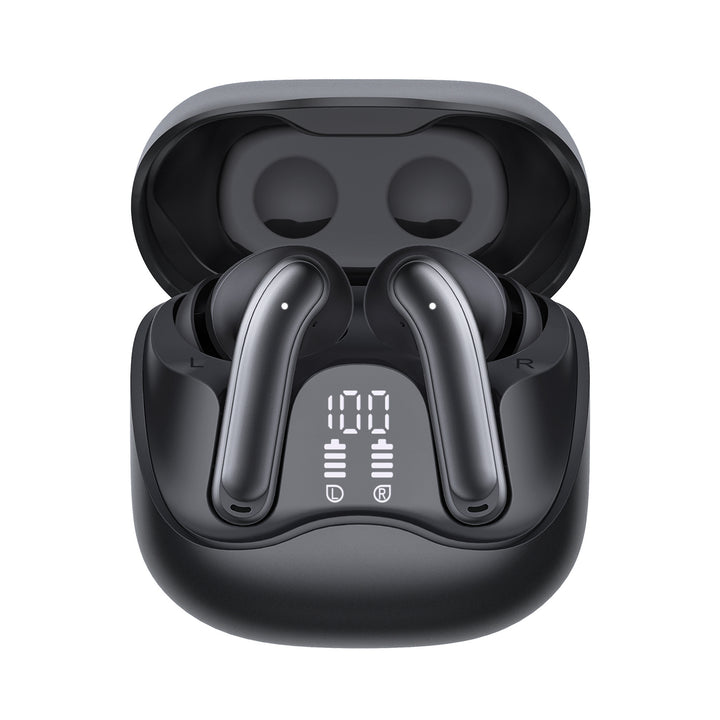 Audiocore draadloze hoofdtelefoon, hybride ANC, ENC, 6 microfoons, oplaadetui, Tuya, AC591 PRO