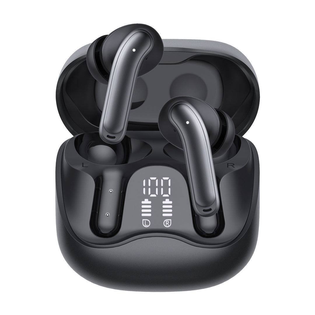 Audiocore draadloze hoofdtelefoon, hybride ANC, ENC, 6 microfoons, oplaadetui, Tuya, AC591 PRO