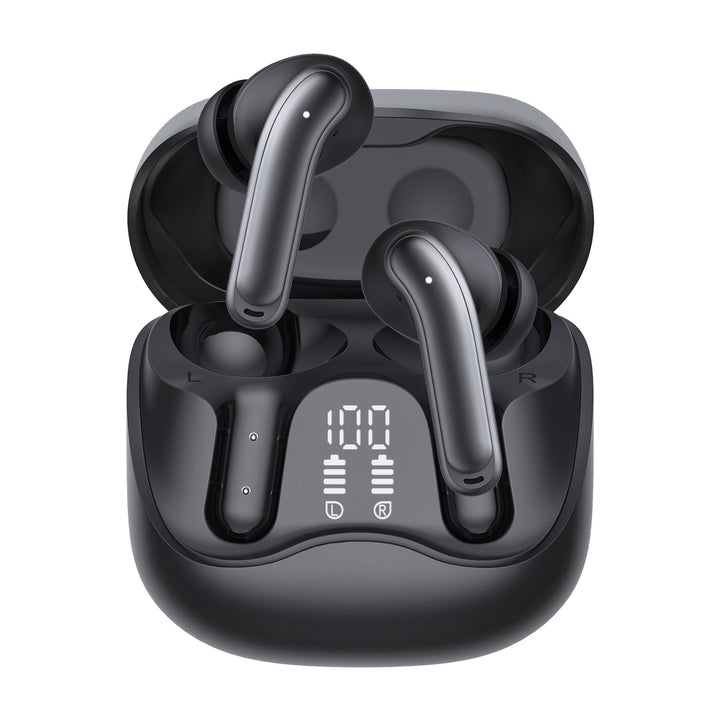 Audiocore draadloze hoofdtelefoon, hybride ANC, ENC, 6 microfoons, oplaadetui, Tuya, AC591 PRO