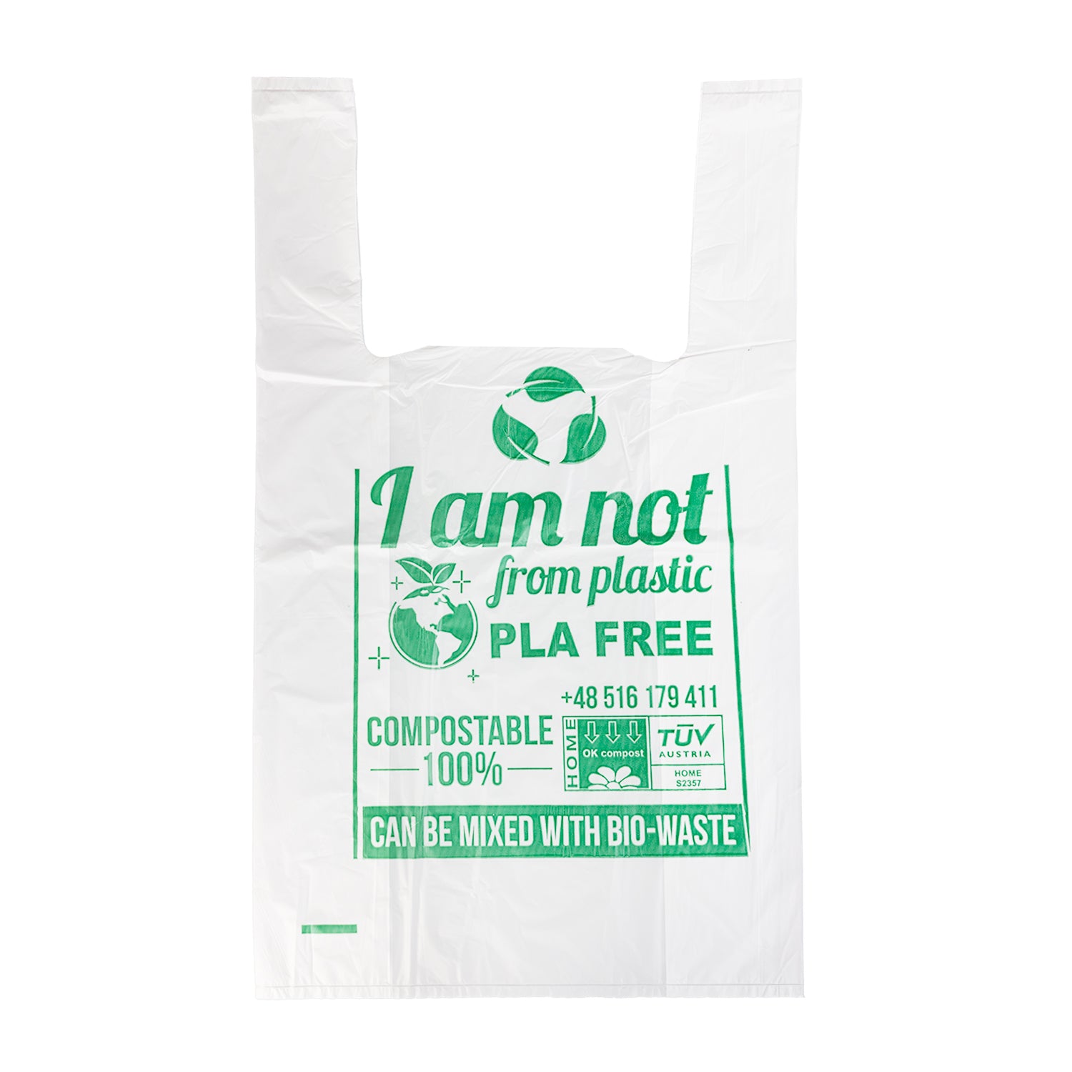 Compostable Pack BIO, environmentally friendly, compostable, pack of 100 bags ...