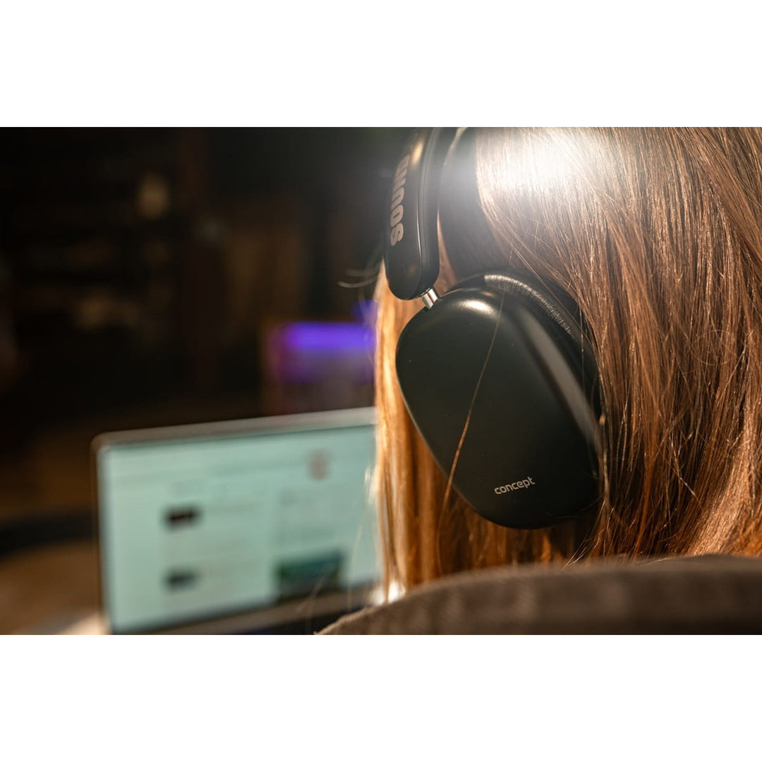 Concept SoundJoy wireless in-ear headphones, up to 70 hours playback time, Bluetooth 5.4, fast charging, active noise cancellation up to 33dB, black, HS4060