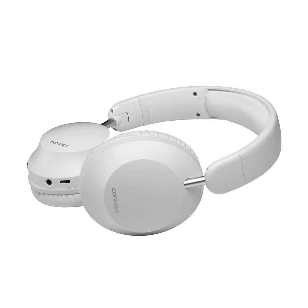 Concept SoundJoy wireless in-ear headphones, up to 45 hours playback time, Bluetooth 6.0, fast charging, active noise cancellation up to 18dB, white, HS4081