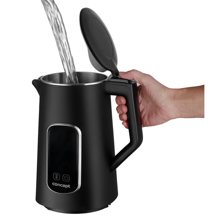Concept electric kettle, 1.7L, temperature control, LED display, Cool touch surface, water level indicator, RK3385