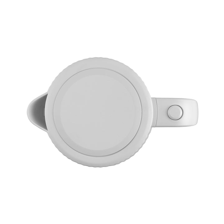 Concept plastic electric kettle, 1.7L, fluted design, triple safety system, sediment filter, water level indicator, white, RK2390