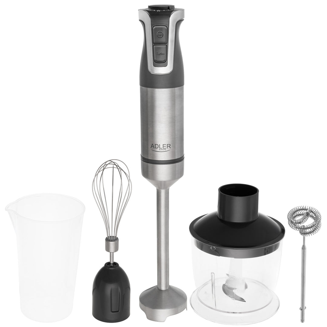 Adler hand blender, multifunction, 1800W power, grey, turbo function, AD 4627 g