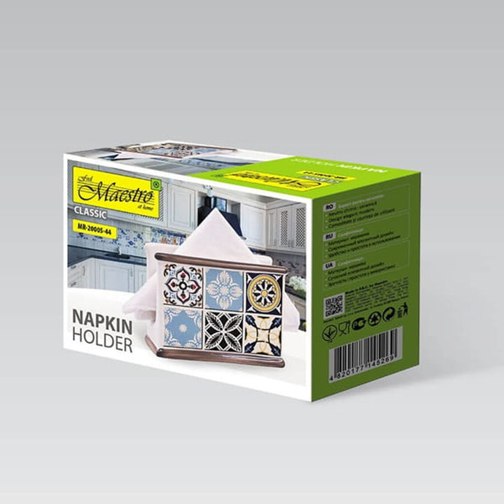 Ceramic napkin holder Holiday in Porto Maestro, MR-20005-44