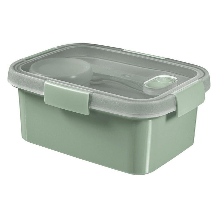 Curver food container, leak-proof lid, valve in lid, 100% recycled, can be used in microwave, 250003