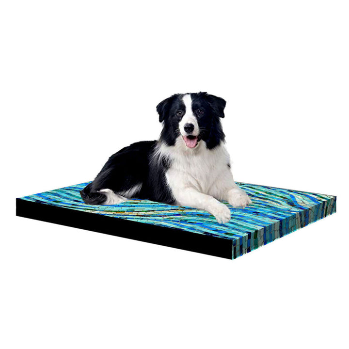 Bertoni XL dog mattress bed, foam, waterproof cover, Mosaic pattern, EE147