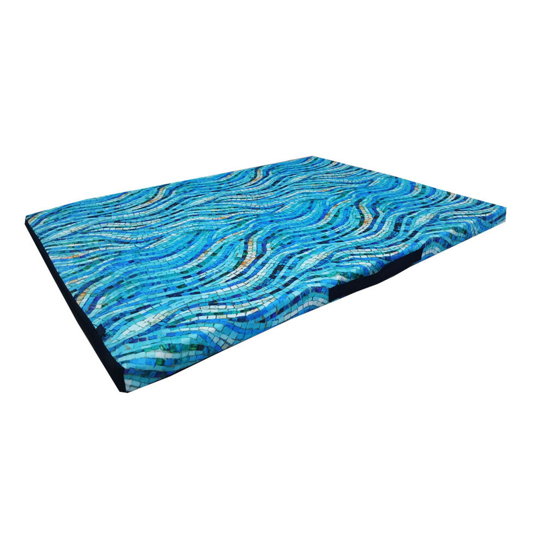 Bertoni XL dog mattress bed, foam, waterproof cover, Mosaic pattern, EE147