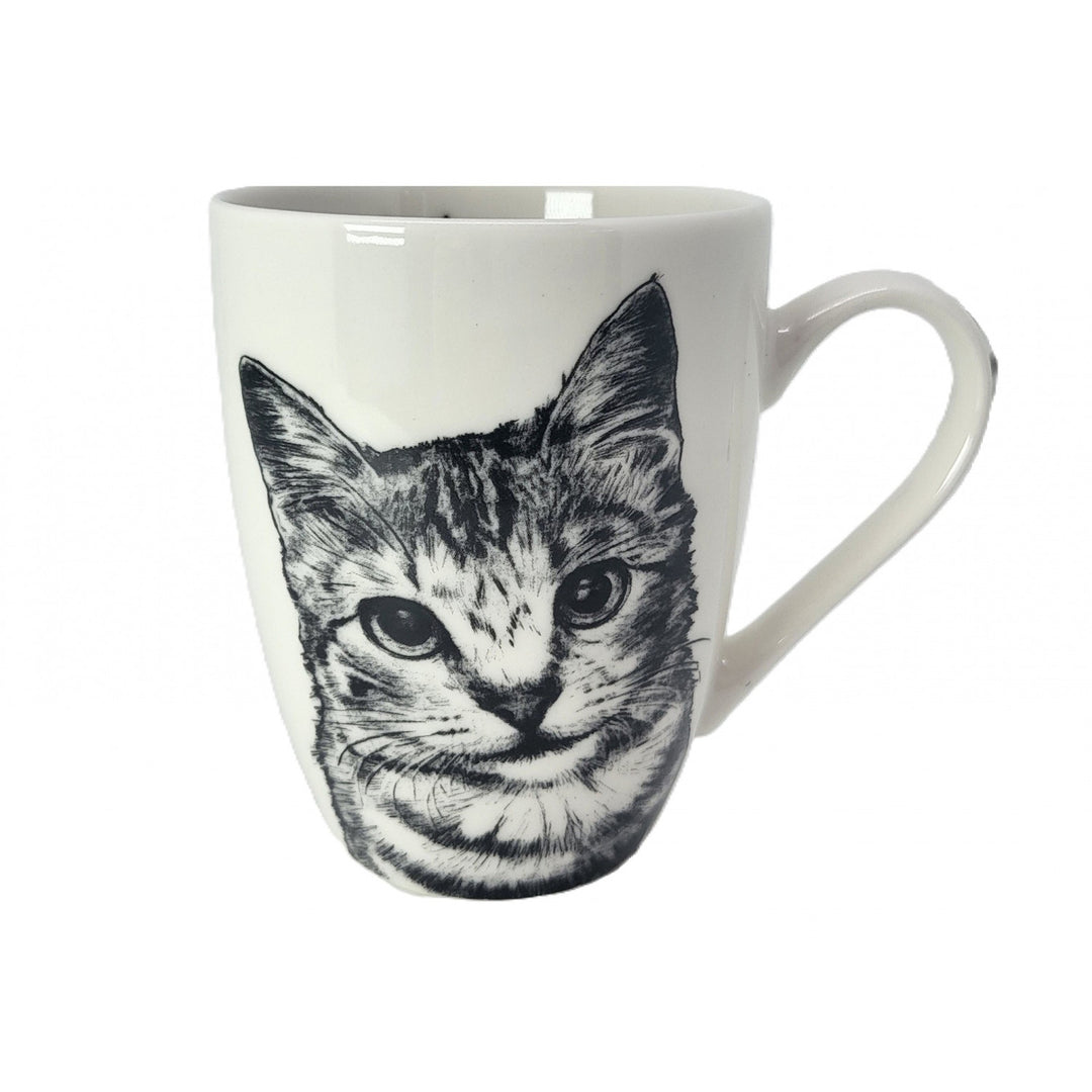 Queen Isabel porcelain mug, American Shorthair cat, 350ml, Q1-05195