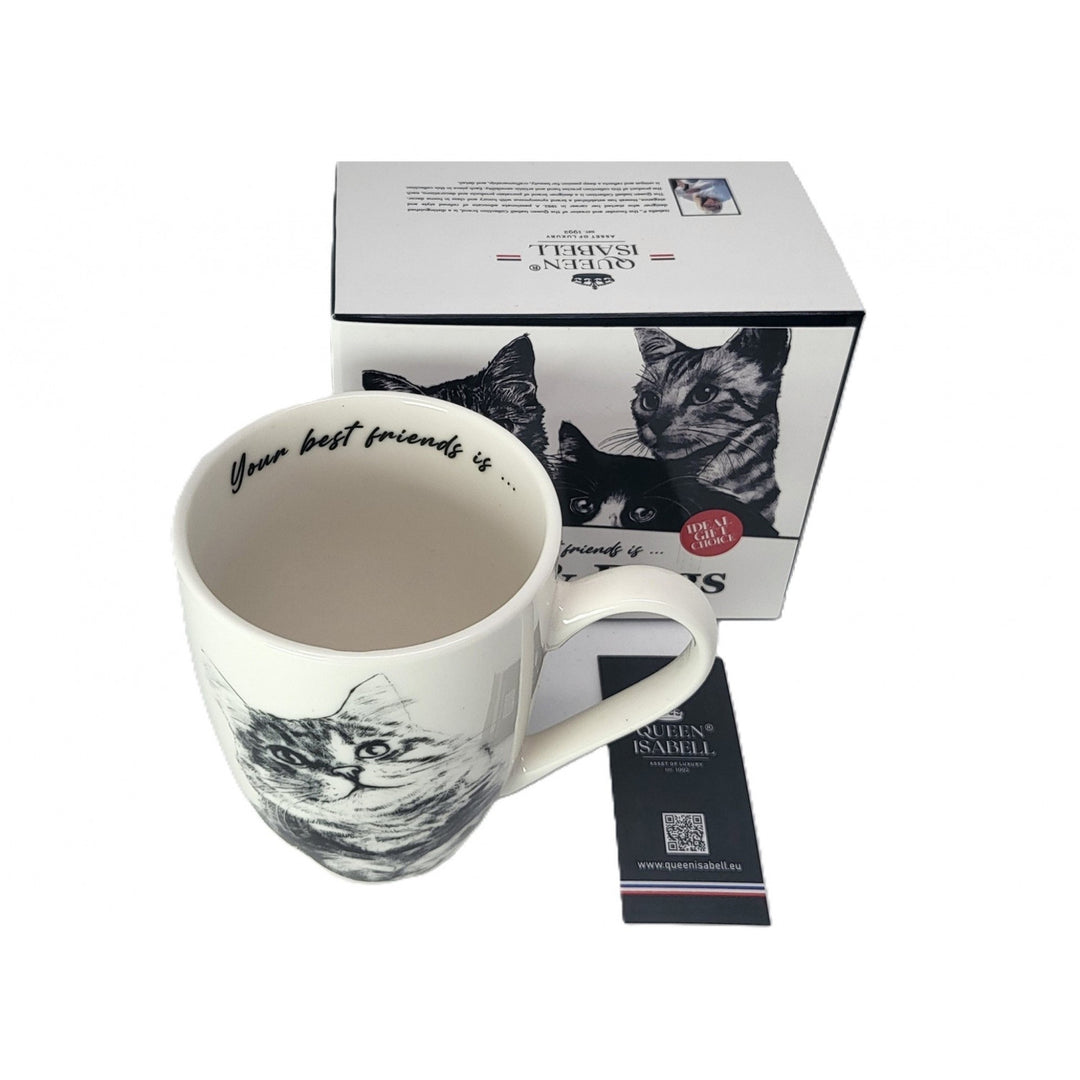 Queen Isabel porcelain mug, Siberian cat, 350ml, Q1-05201