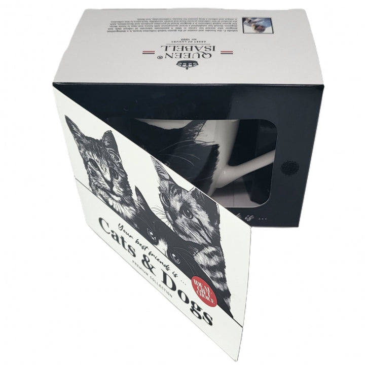 Queen Isabel porcelain mug, European cat, 350ml, Q1-05218