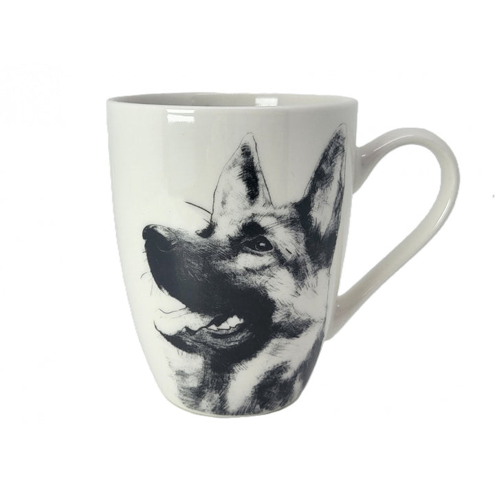 Queen Isabel porcelain mug, German Shepherd, 350ml, Q1-05232