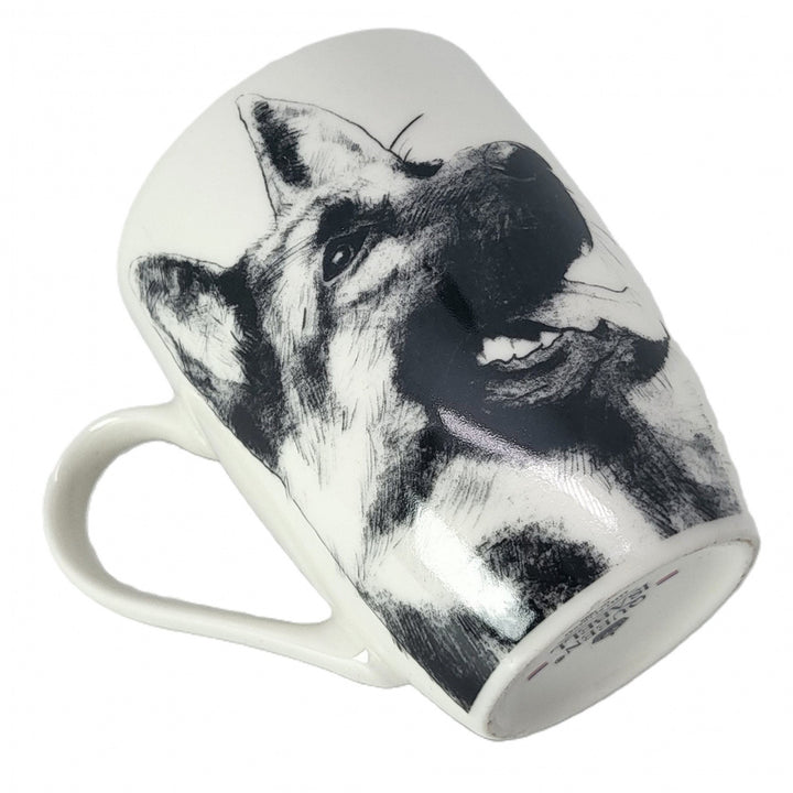 Queen Isabel porcelain mug, German Shepherd, 350ml, Q1-05232