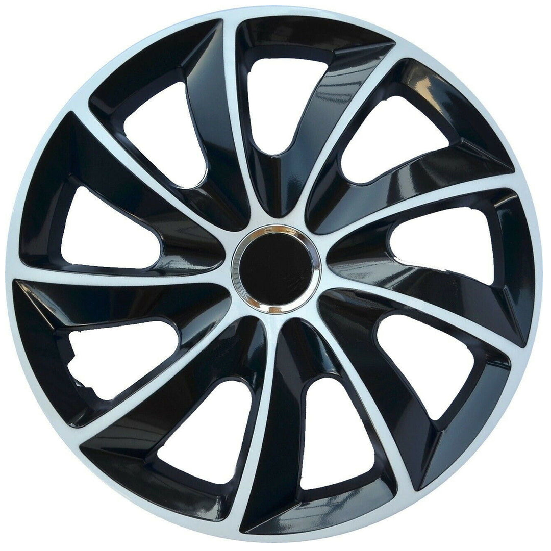 Tapacubos universal 17'' NRM Stig Extra blanco y negro 1 pieza