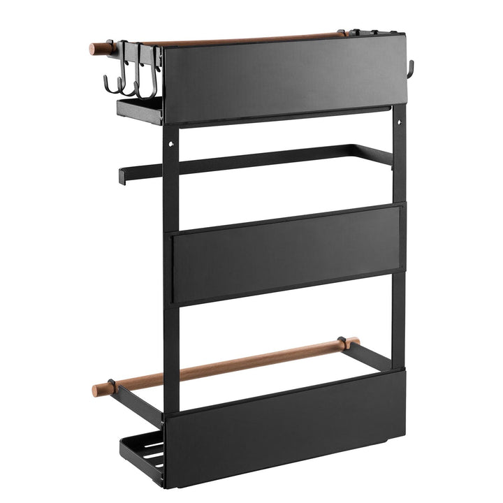 Maclean Magnetablage für Kühlschrank/Waschmaschine, schwarz, 12kg max, MC-910, 2 Stück