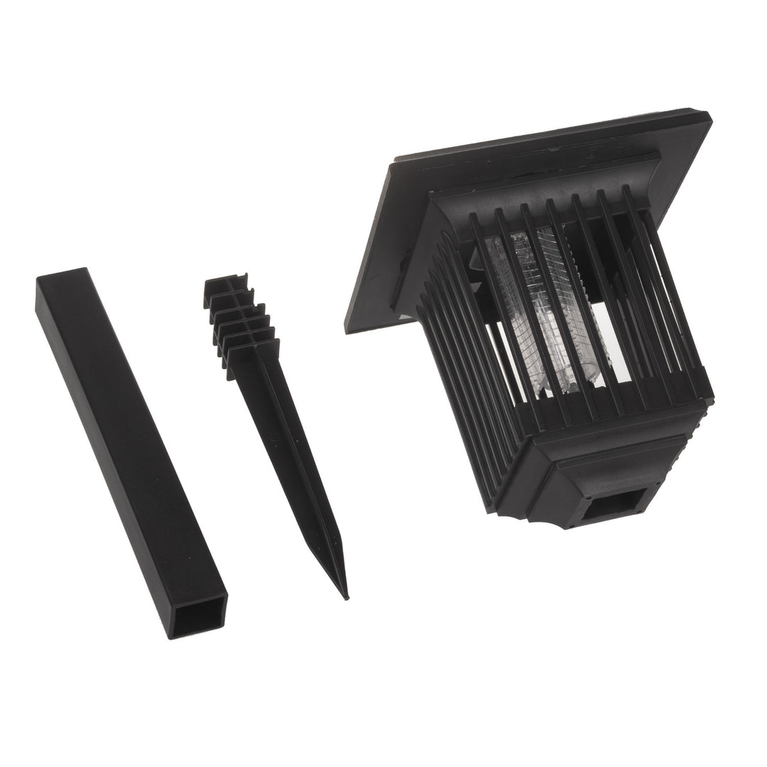 Maclean Solar LED Insektizidleuchte, IP44, LED/UV, 2*AA Ni-MH 200 mAh Akku, Solar 2V DC MCE448, 2 Stück