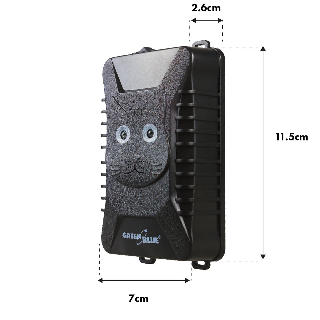 GreenBlue GB725 rodent and marten repellent with ultrasound and LED + 4x AA battery Varta Industrial