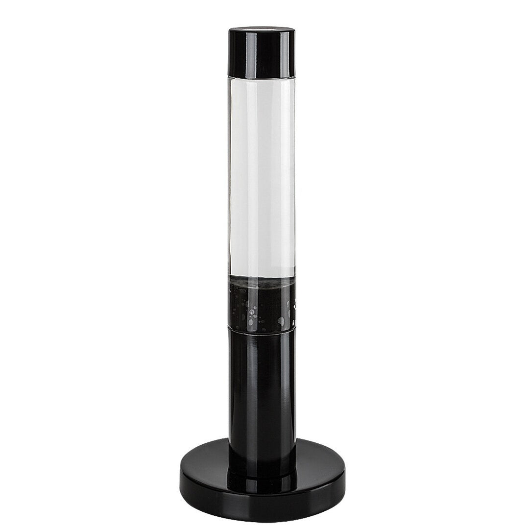 Rabalux LED lava lamp, 25W, 3000 K, black wax, Lavastic